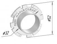 Копировальное кольцо 32/52, фигурное (BOSCH)